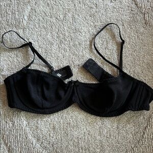 Cou Cou Intimates Black Balconette Bra